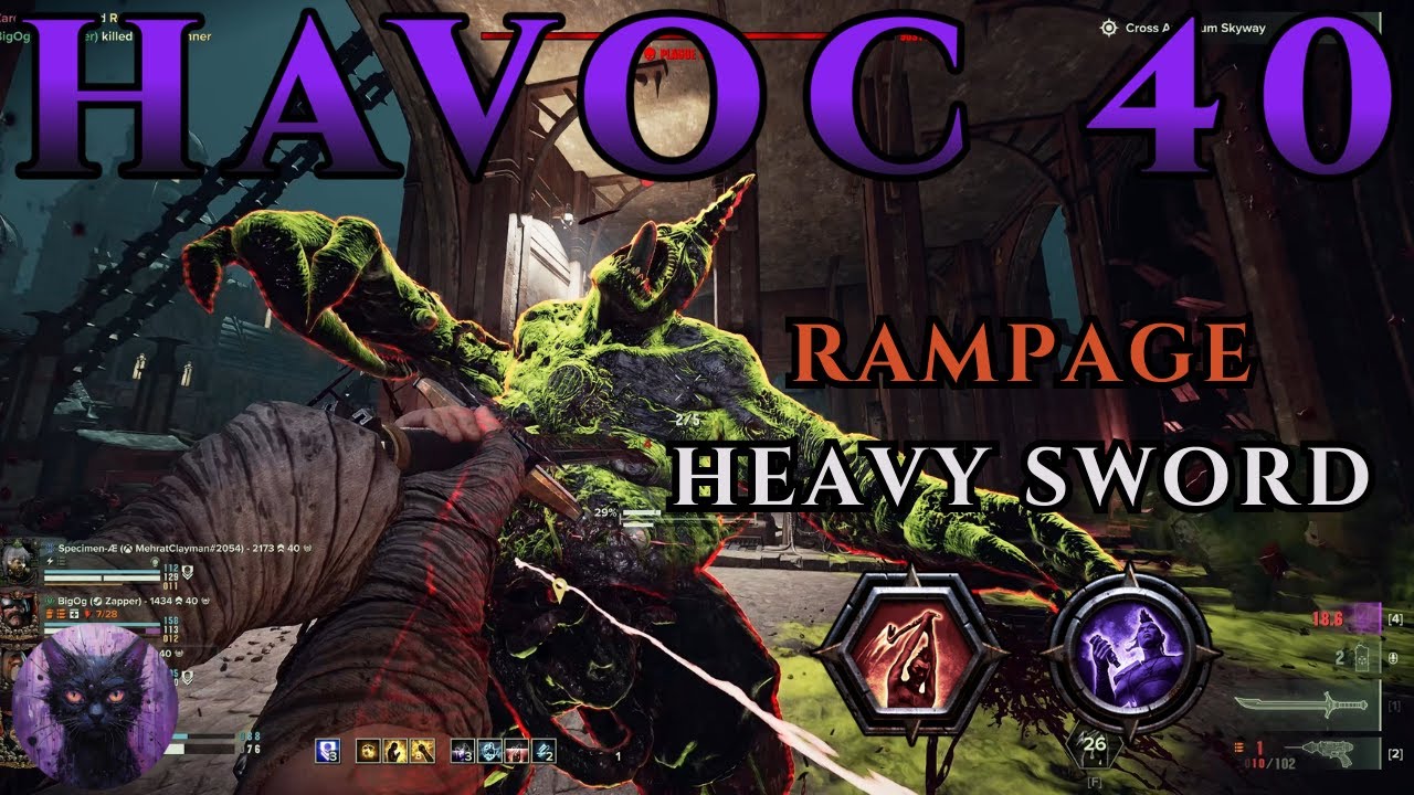 Hive Scum - Heavy Sword Mk VII & Needle Pistol | Havoc 40 Gameplay | Darktide