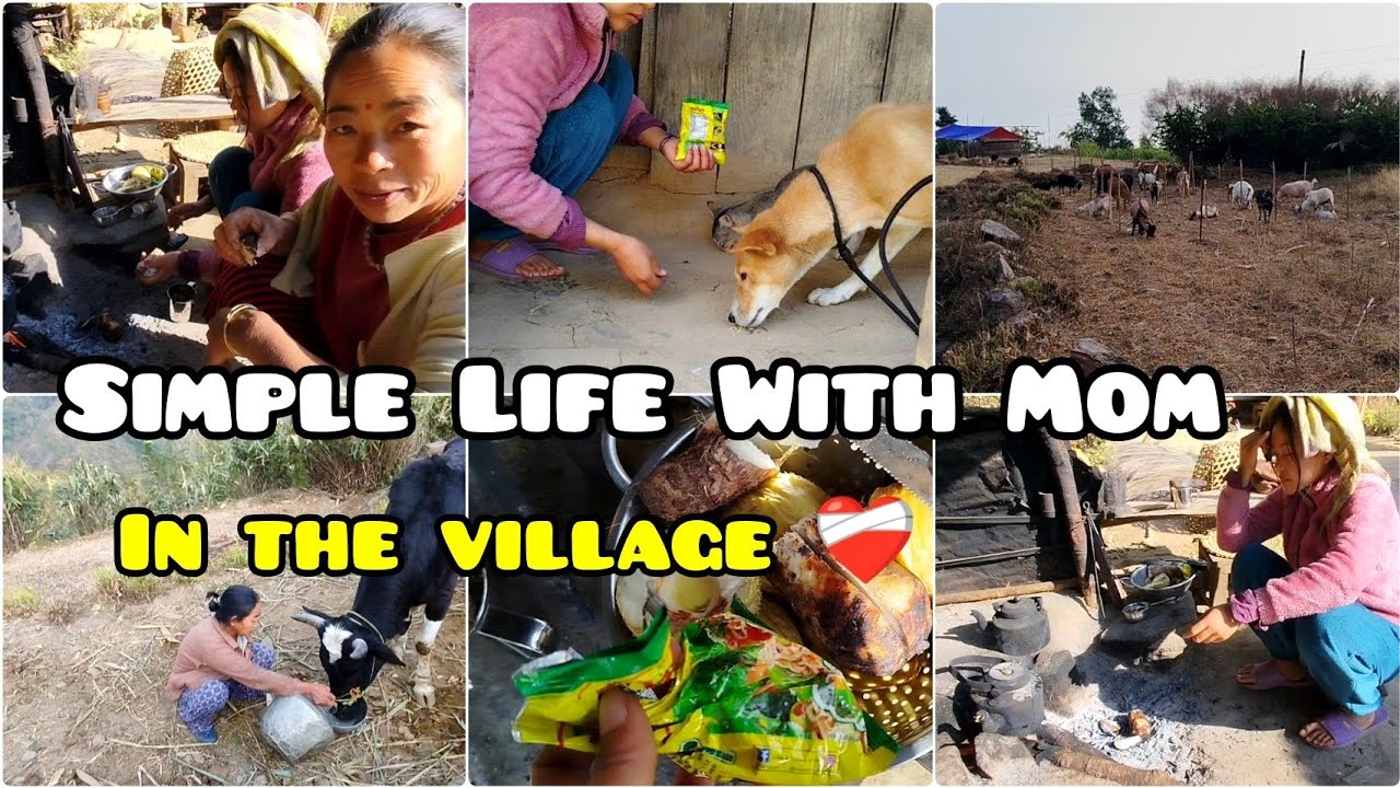 Village Life with Mom 😂❤️‍🩹@jaljalroad 