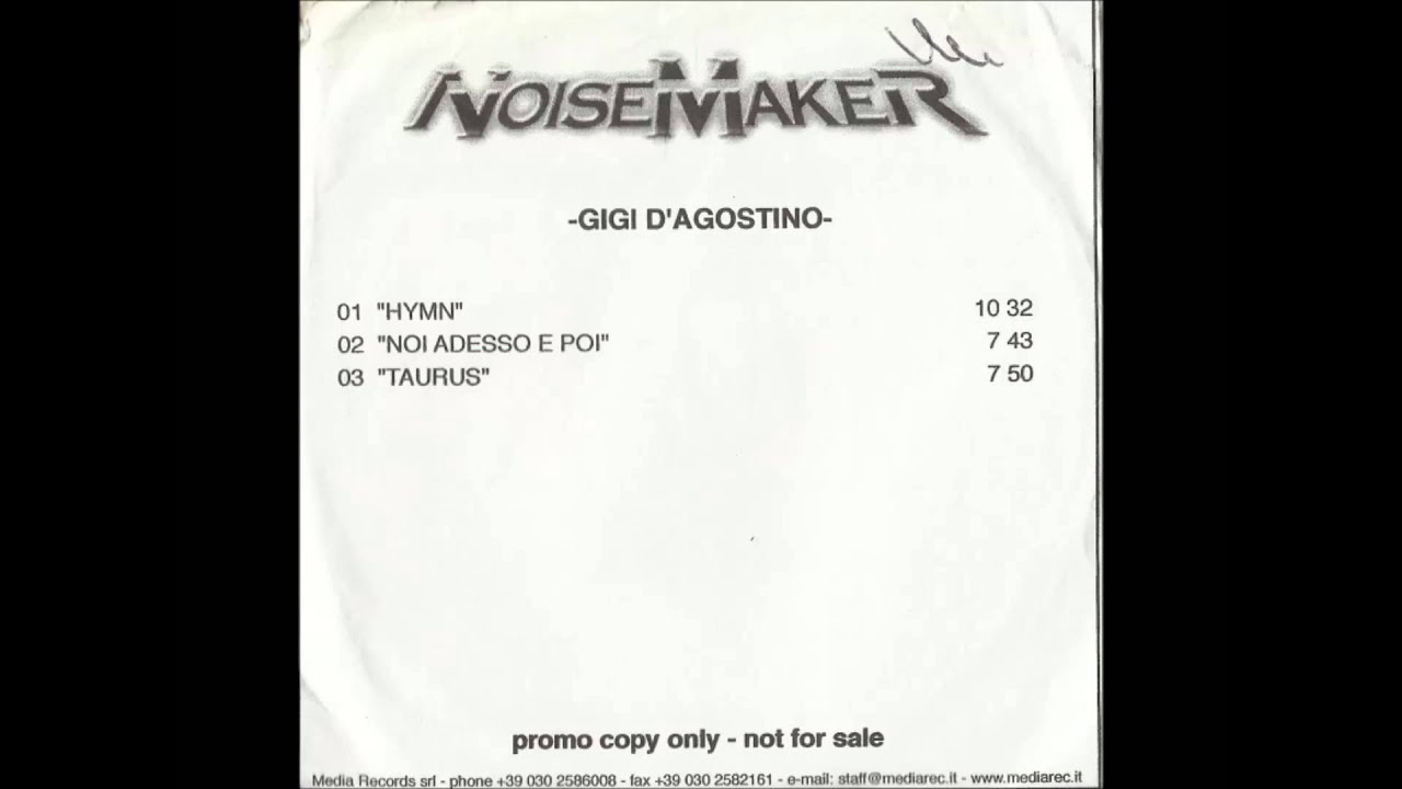 Gigi D'Agostino - Taurus