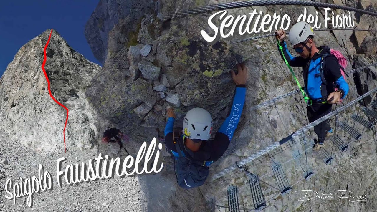 Spigolo Faustinelli | Corno Lago Scuro mt 3166 | Sentiero dei Fiori
