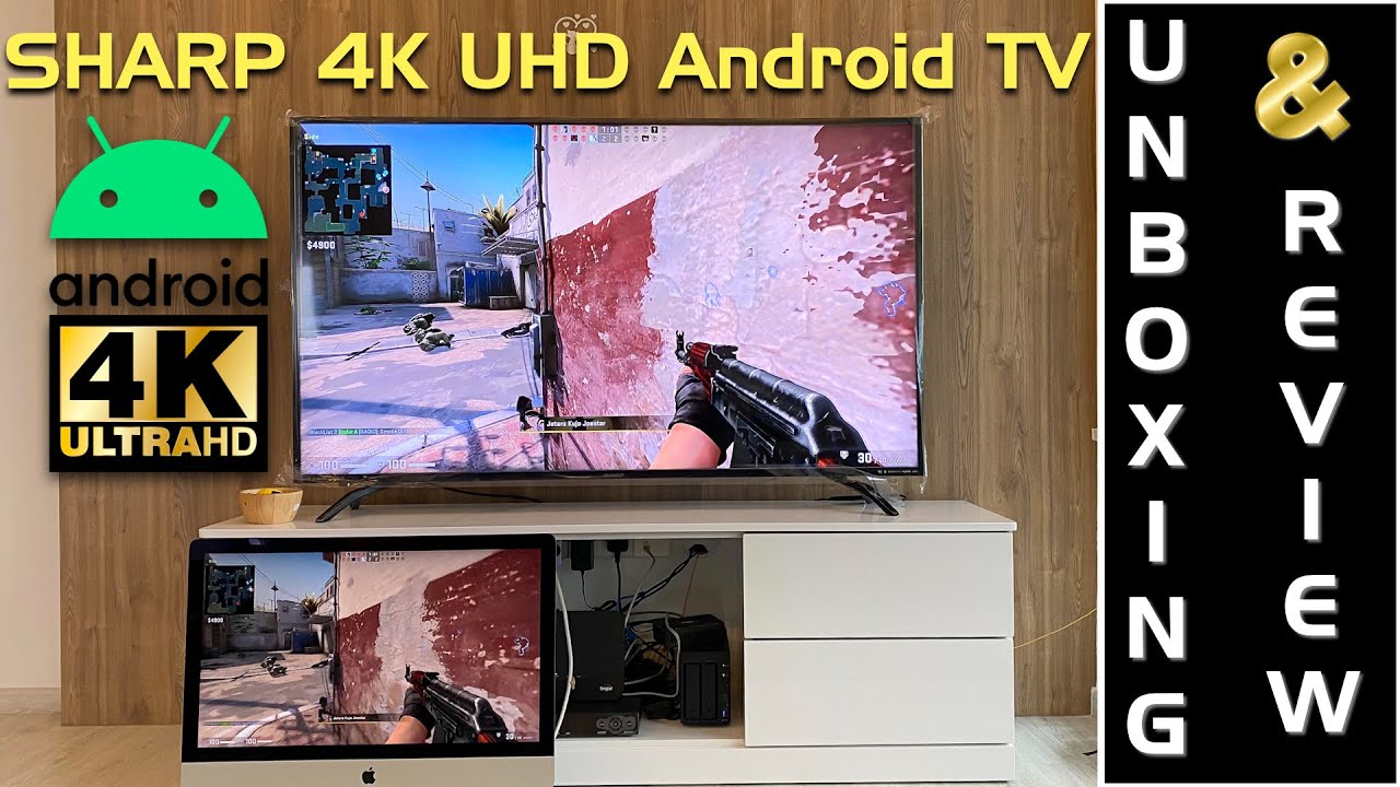 SHARP 4K UHD Android TV Unboxing AND Review | Sharp 60 inch Android TV | Sharp 4T-C60BK1X