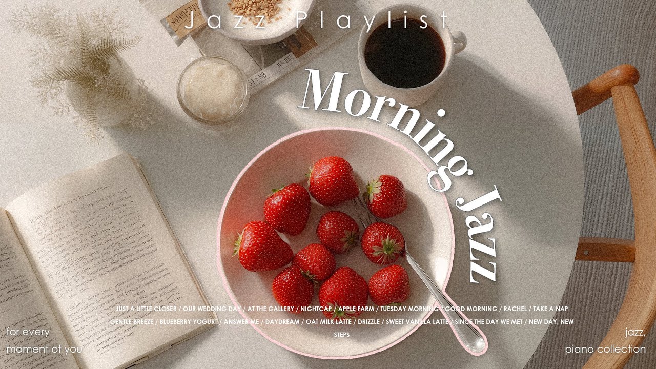 Playlist | A Joyful Winter Morning with Jazz 🍓❣️ | Warm Cafe Feelings | Relaxing Jazz Music