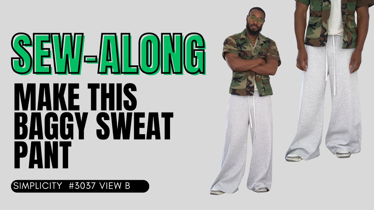 BAGGY SWEAT  PANT: SIMPLICITY 3037 VIEW B
