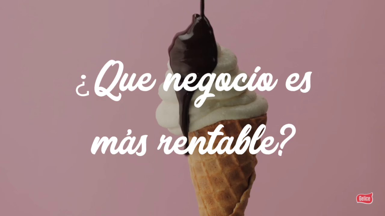 Que Negocio es mas Rentable - Helado Suave o Heladería de Gelato