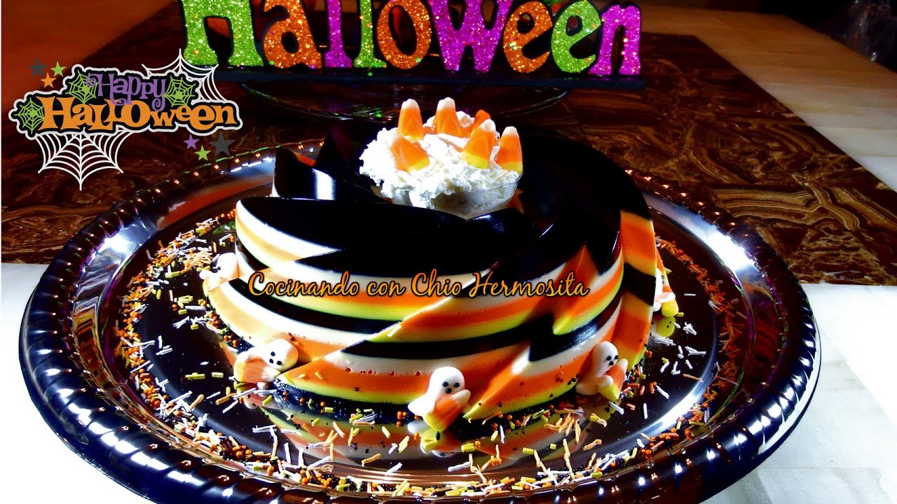 Gelatina de Halloween