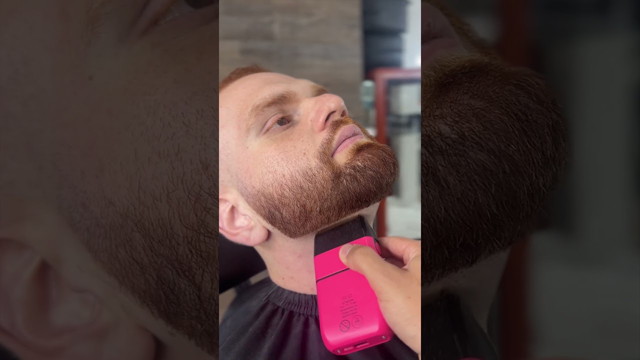 How to trim a beard 🧔🏻&zwj;♂️🔥 #beard #beardgrooming #barber