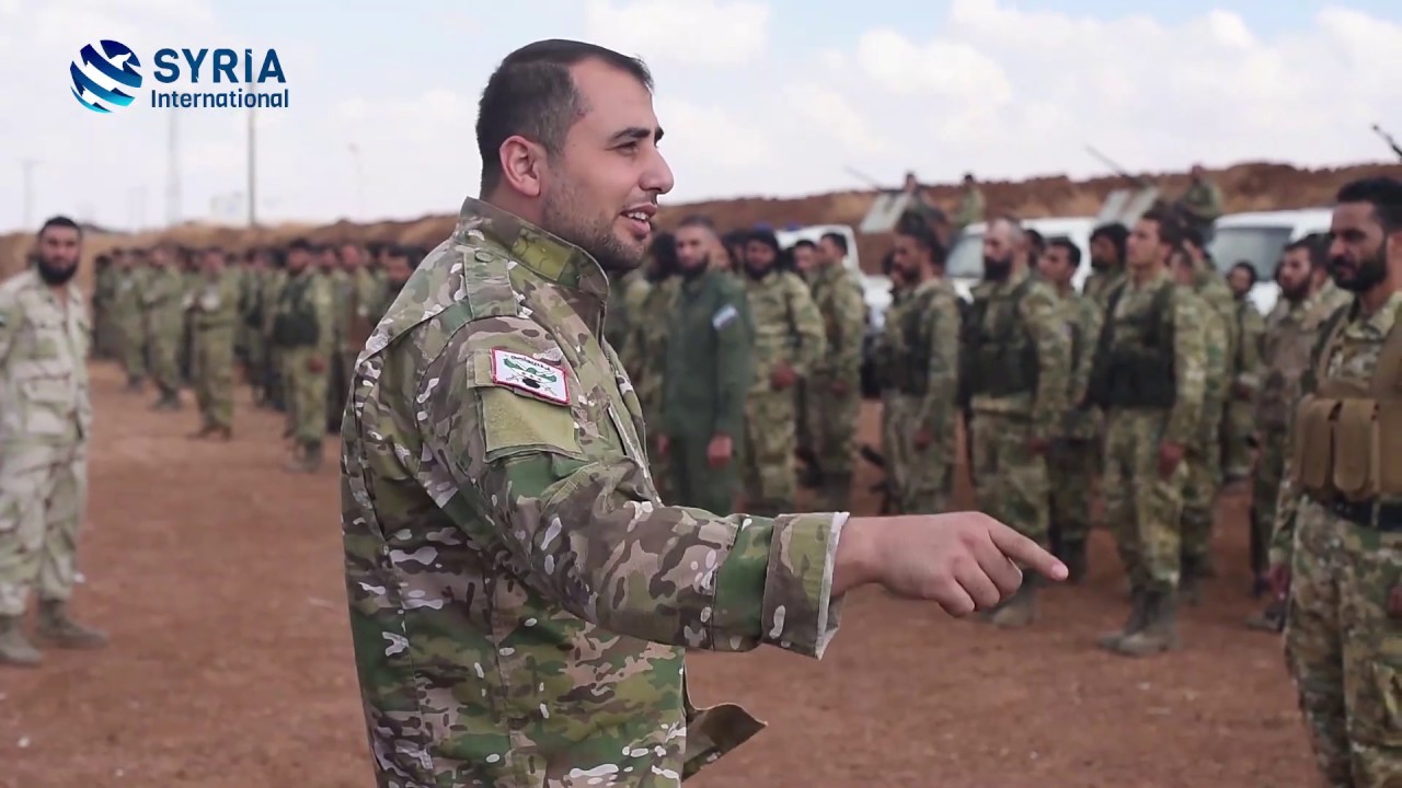 جانب من الاستعدادات والجاهزية العسكرية لمقاتلي فرقة المعتصم في الجيش الوطني
