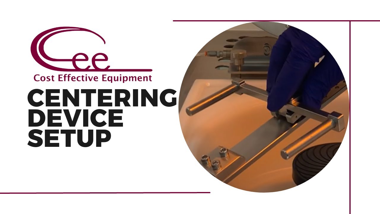 Flip Down Centering Device | Set Up
