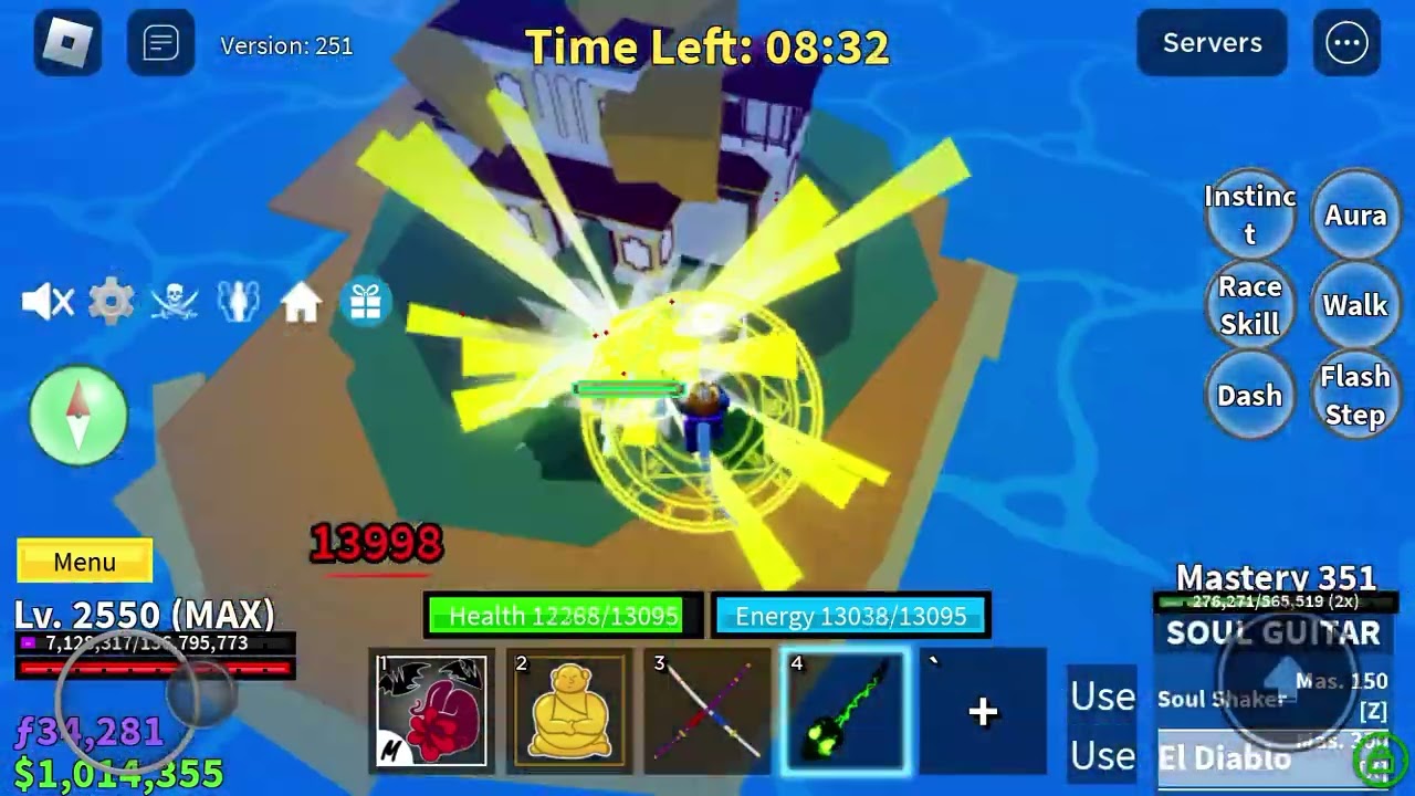 Soloing Buddha raid with shark v4 | blox fruit