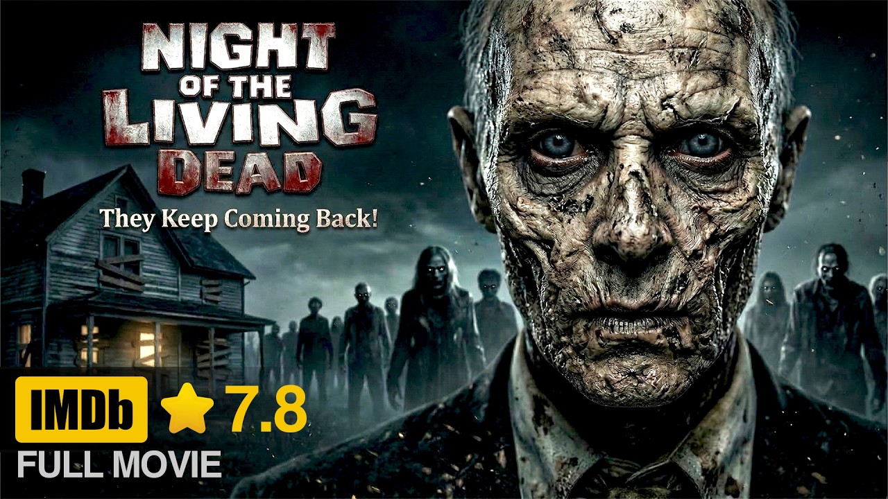 Night of the Living Dead (1968) Full Movie | Cult Classic Zombie Horror