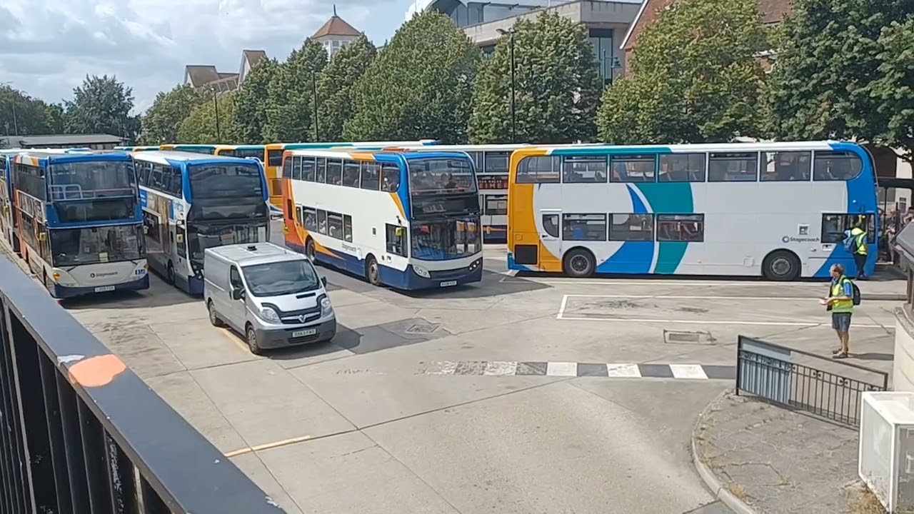 Buses at Canterbury Bus station 21/07/2023