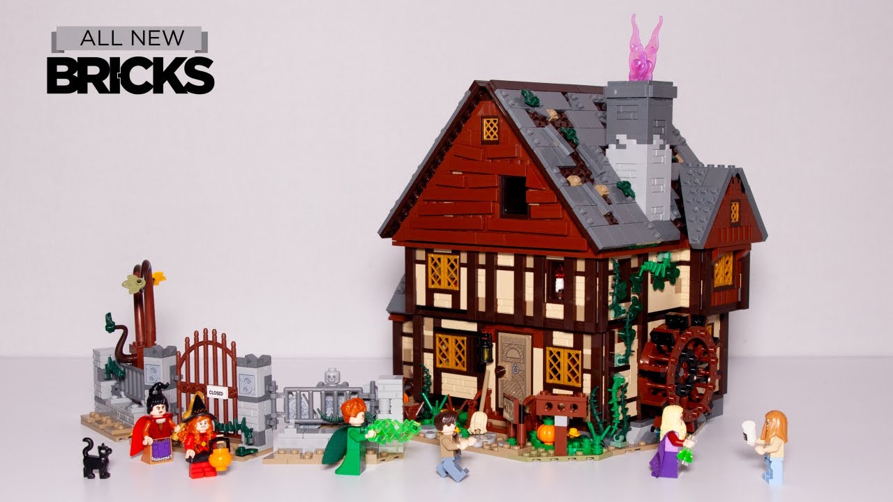 Lego Ideas 21341 Hocus Pocus: The Sanderson Sisters' Cottage Speed Build