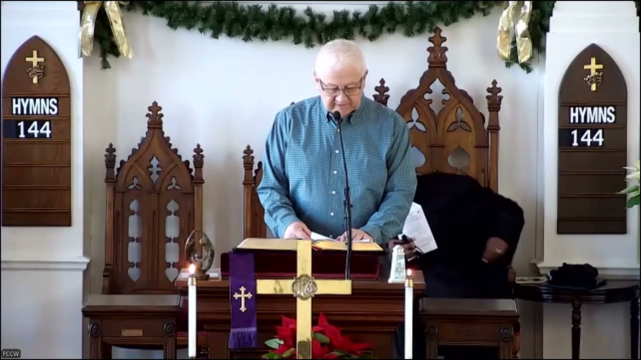 FCCWNH Virtual Worship Service for 12-28-2025