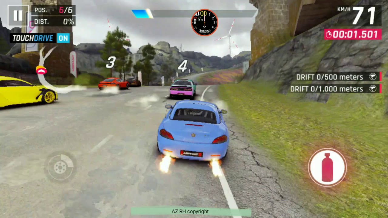 asphalt 9 meters drifted 500 & 1000 || AZ RH || Gaming