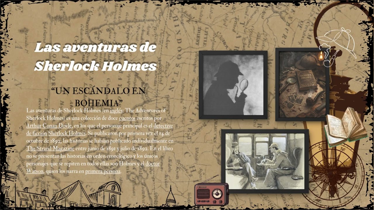 Las Aventuras de Sherlock Holmes | Audiolibro de La Librería encantada 🕵️‍♂️🔎👣｡࿔°‧