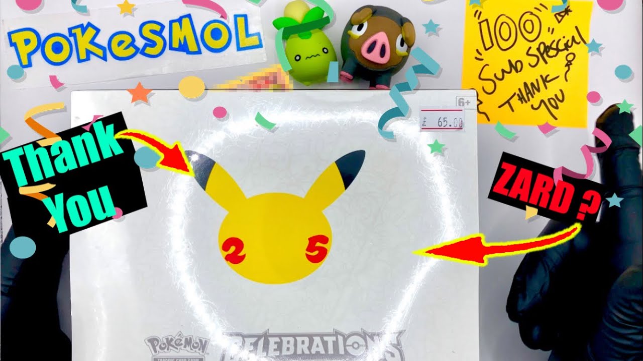 Opening Pokémon celebrations 100 subscriber special #pokemon #151