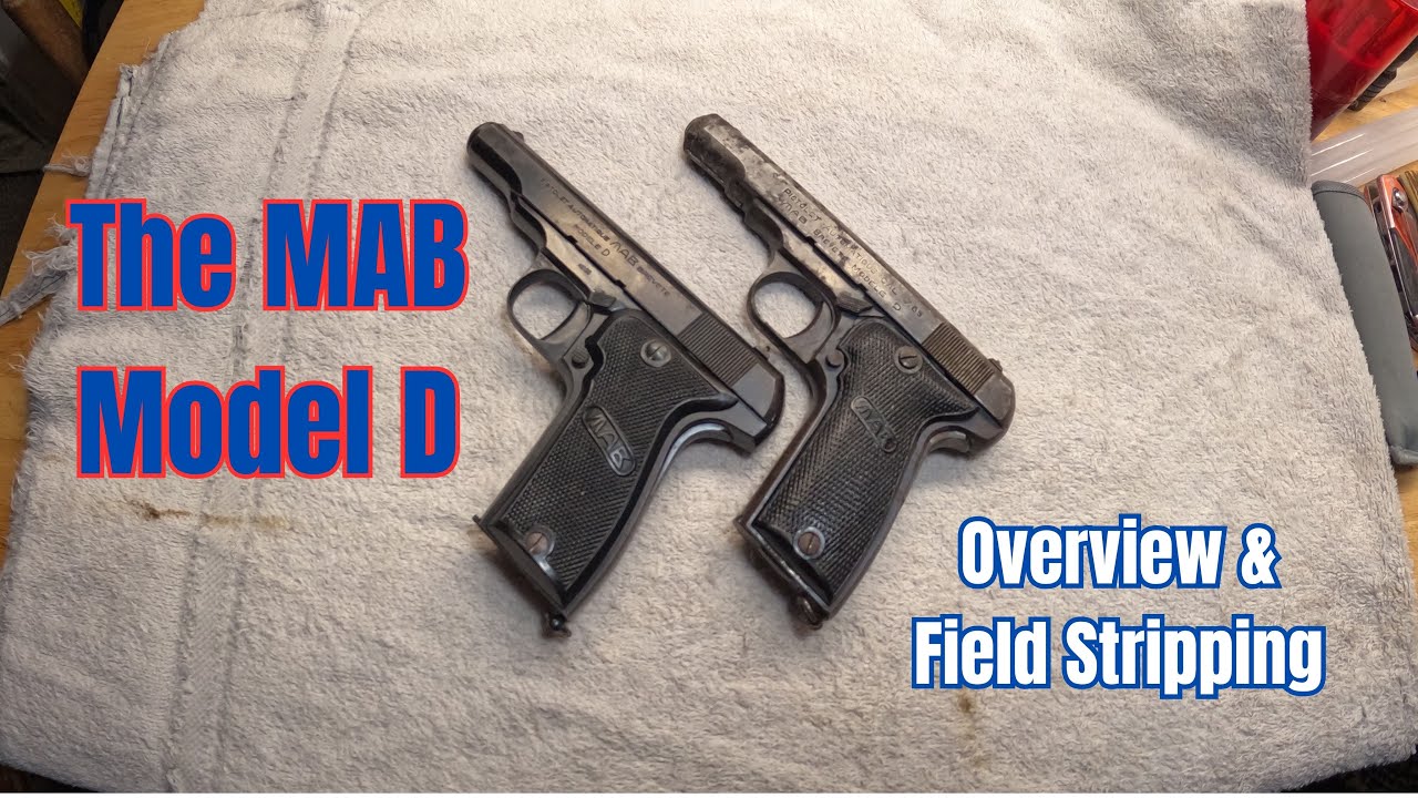Французский пистолет MAB Model D калибра 7,65 мм 32ACP &mdash; обзор и разборка в полевых условиях.