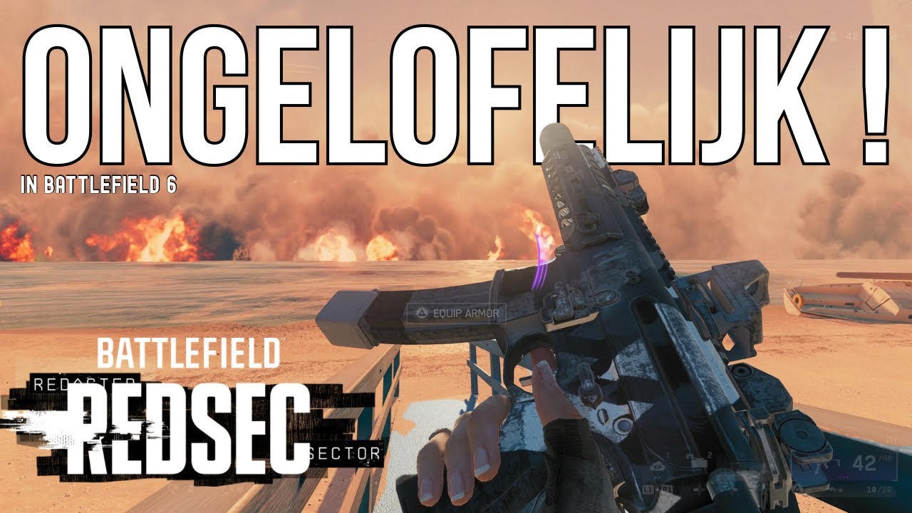 Ongelofelijk spannend einde van een potje Battlefield 6 RedSec Battle Royale!