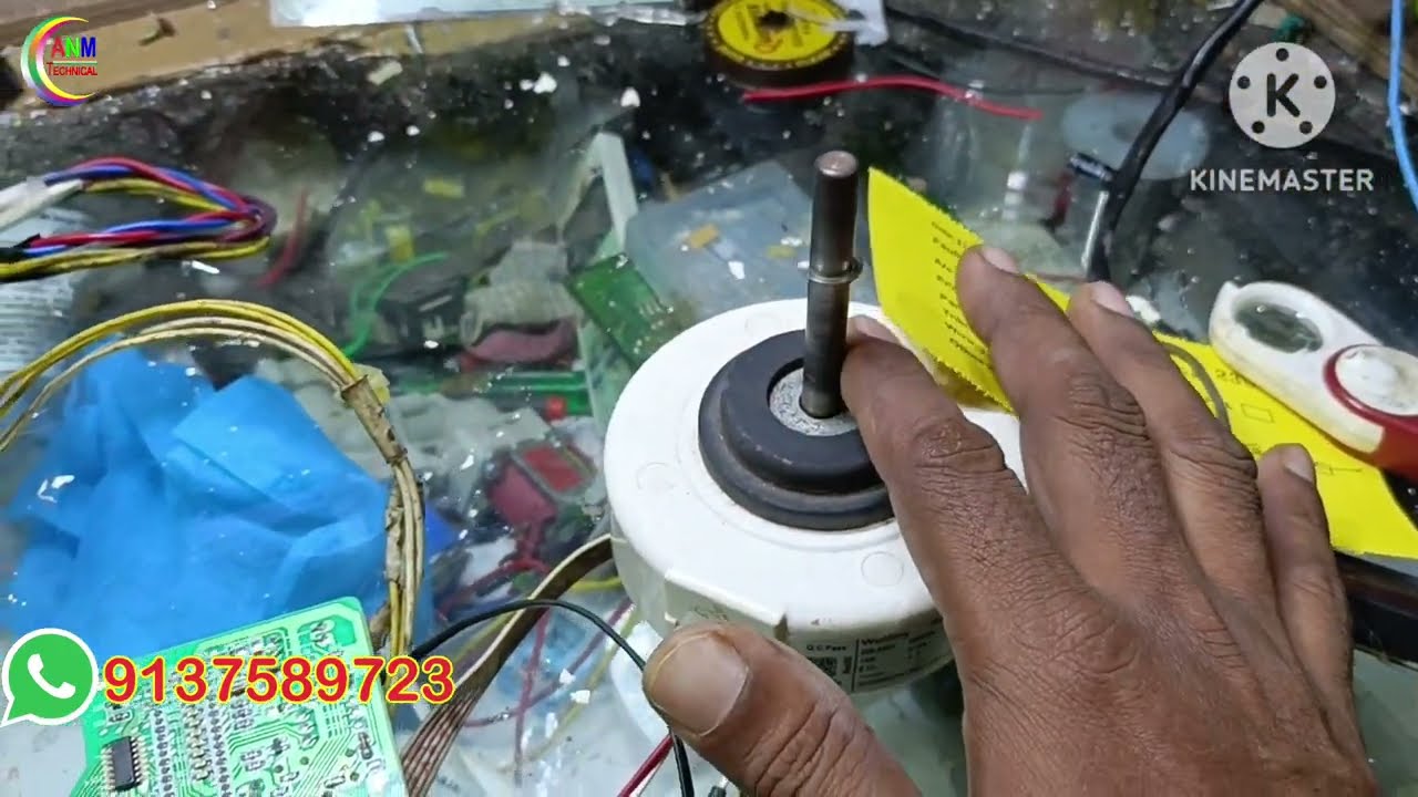 AC in door fan || indoor fan motor not working