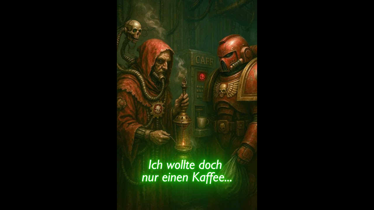 Der imperiale Kaffeeautomat &ndash; H&auml;resie auf Knopfdruck | #warhammer40k #standupcomedy