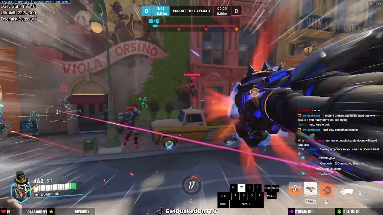 This Doomfist is Sick! GetQuakedOn Doomfist Gameplay Overwatch 2 Season 8 Top 500