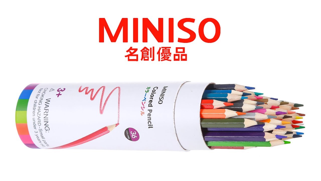 PROBANDO LOS LAPICES DE COLORES DE MINISO los m&aacute;s baratos del mercado