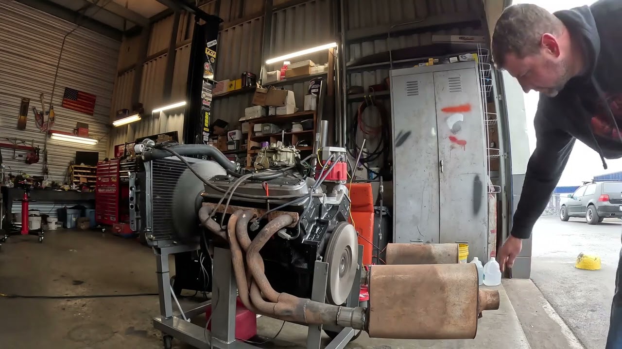 SBC flat tappet camshaft break in.  summit k1103, 357ci, vortec heads, ls6 valve springs