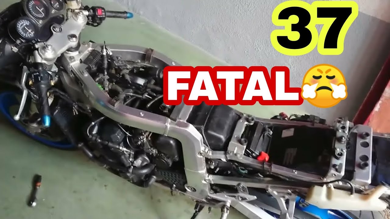 37 VA FATAL😤 DESMONTAR CARBURADORES, BUJÍAS y SUSTO de Mi MUJER 👹Suzuki Gsxr 750