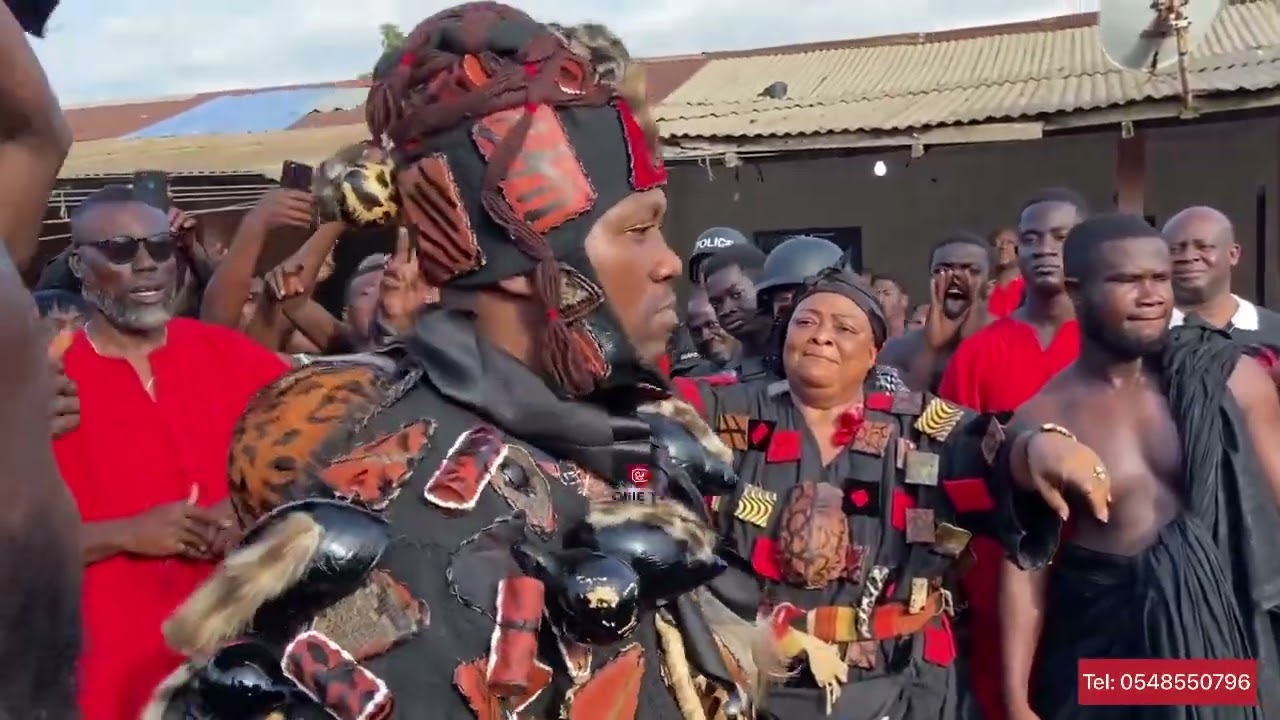 Watch Okuapehene&rsquo;s Fontomfrom Dance at the 2022 Odwira Day 4 - visitation to Okoman elders