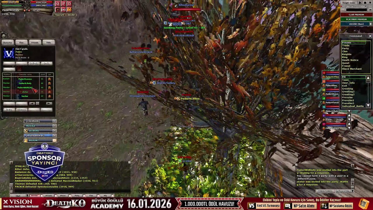 #DeathKO MYKO PEDERZ CLAN 40K USERLE PK.