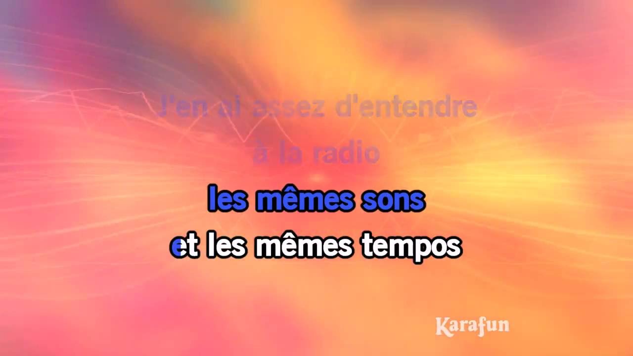 Karaoké Le bon temps du rock and roll - Johnny Hallyday *
