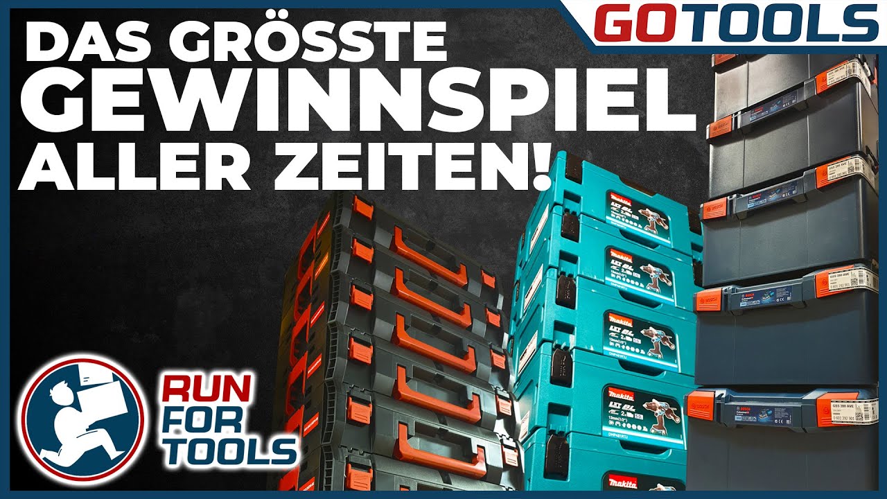🔥 RUN FOR TOOLS 2020 | Wieviel Werkzeug tr&auml;gst Du in 60 Sekunden aus dem GOTOOLS Lager ?