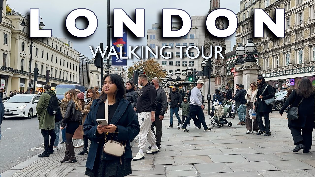 BEAUTIFUL London Afternoon Walk Trough Tottenham Court Road And The BEST Hotspots🇬🇧[4K]
