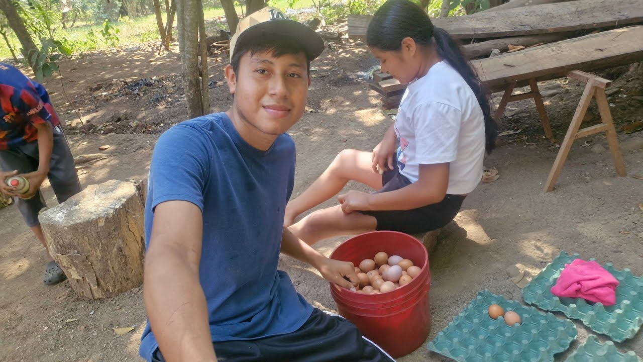 Empacando 100 Huevos en nuestra Granja 😍🐔🥚