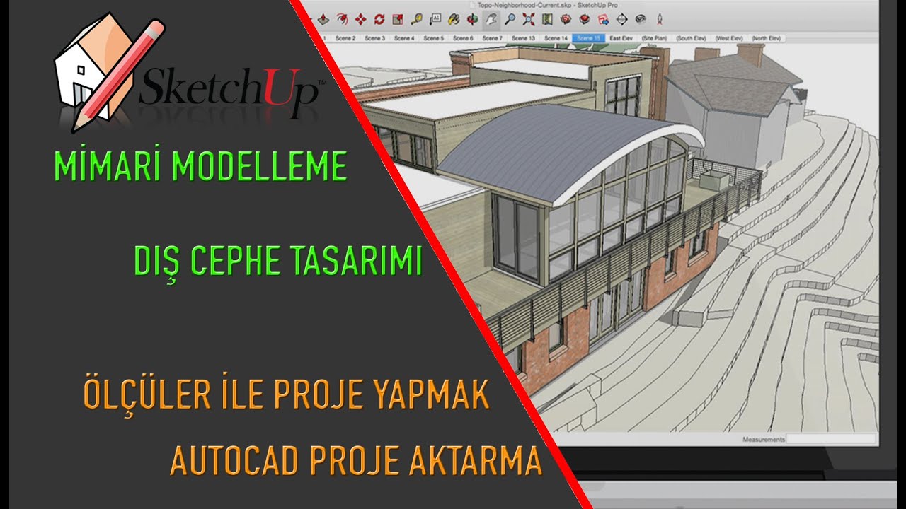 Sketchup Mimari Modelleme Ders 1