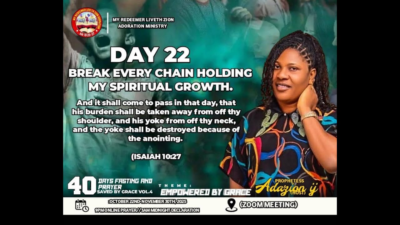 Day 22 of our 40days praying and fasting. With Adazion Ij