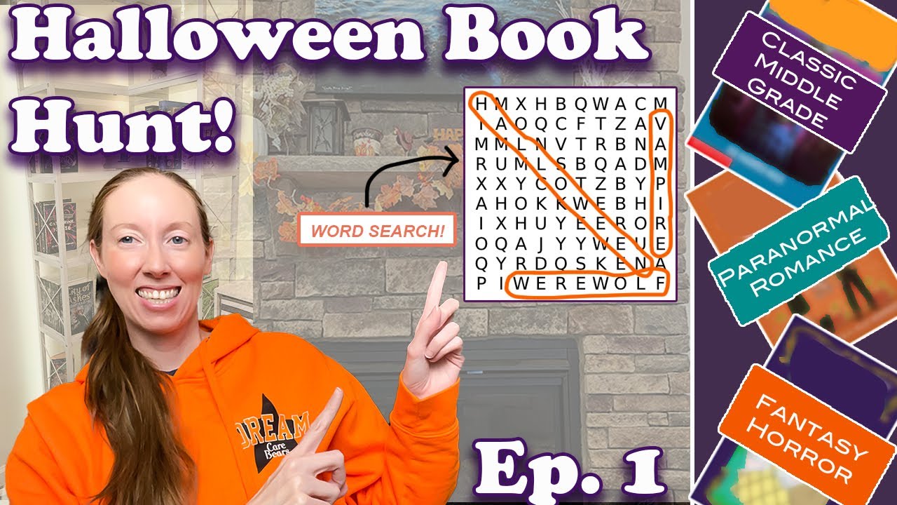Поиск слов на Хэллоуин выбирает мои книги! 🕯️🎃📖 | Конкурс поиска слов, эпизод 1