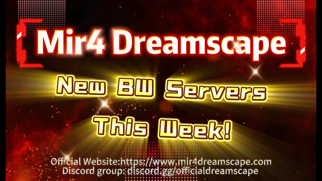 Malapit na boosting world sa MIR4 DREAMSCAPE mga angkol
