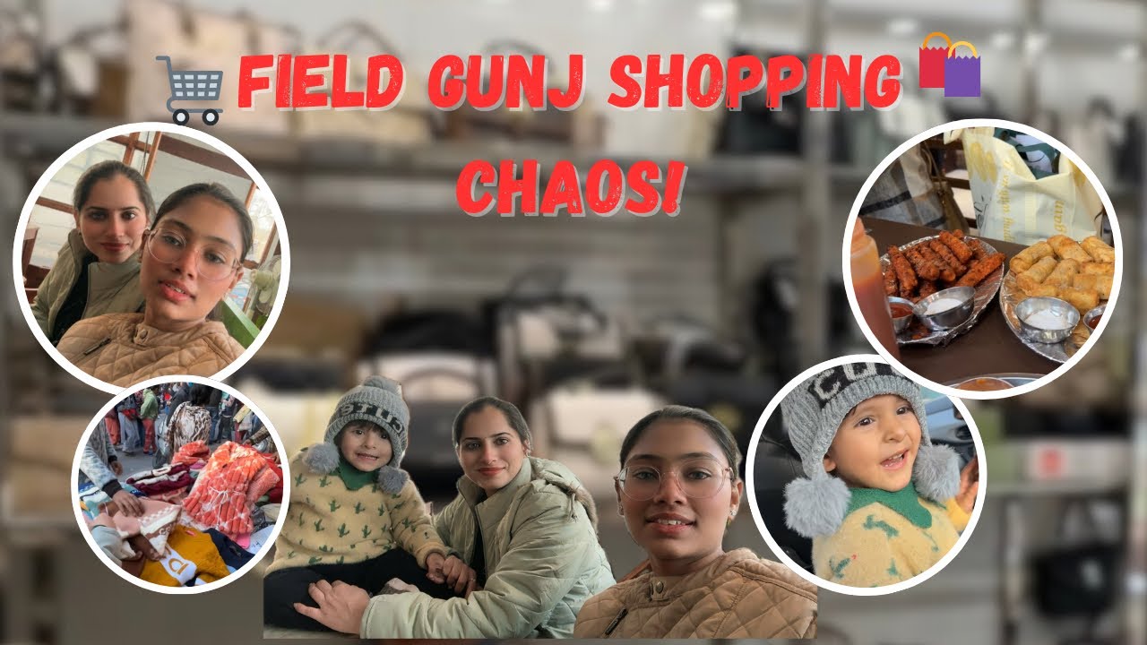 📍 FIELD GUNJ SHOPPING CHAOS | STUCK IN TRAFFIC 😵‍💫🛍️