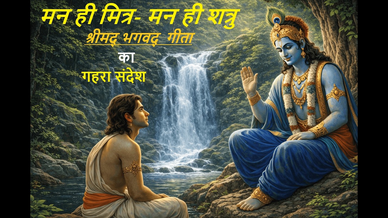 मन ही मित्र- मन ही शत्रु II श्रीमद् भगवद्  गीता  का गहरा संदेश  II श्री कृष्ण  अमृत वाणी II