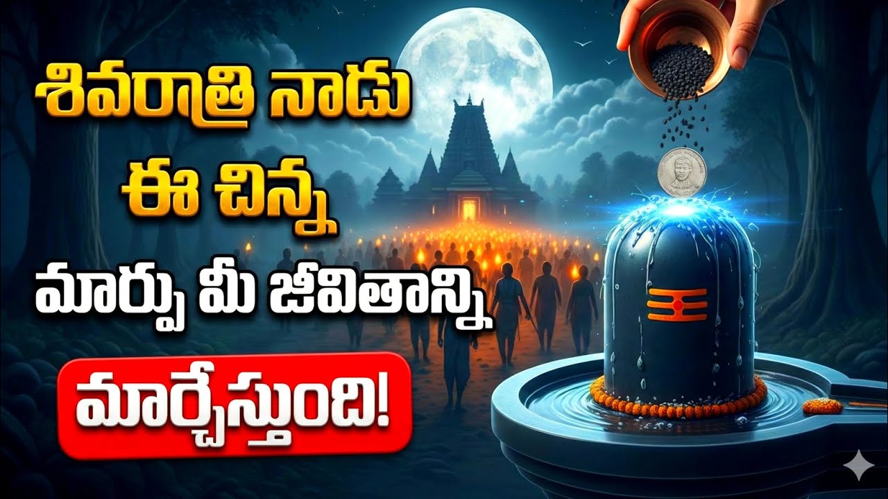 శివరాత్రి రోజు ఈ చిన్న పని చేస్తే మోక్షం పొందుతారా? #lordshiva 