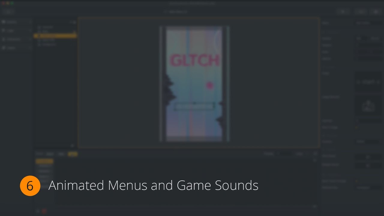 Animated Menus and Game Sounds | Make Your Own Game 06