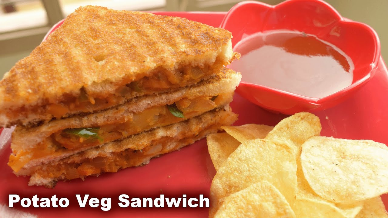 Vegetable Potato Sandwich | Aloo Masala Toast | Potato Veg Sandwich Recipe in Kannada