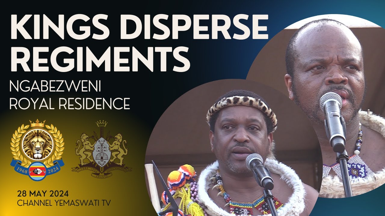 HISTORIC! HM King Mswati III & HM king Misuzulu disperse regiments