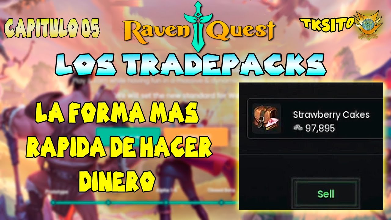 🤑¿Como hacer DINERO FÁCIL en RAVENQUEST con Tradepack?