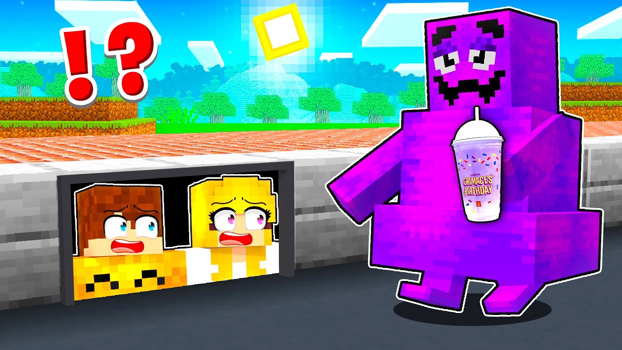 NAJLEPSZA KRYJÓWKA PRZED GRIMACE SHAKE w Minecraft!