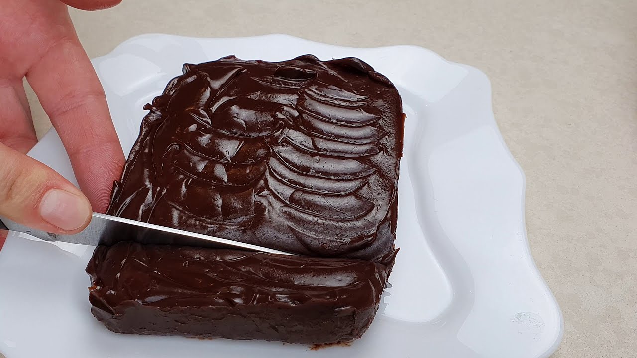 Ein ganzes Dessert ohne Backen: Dieses Rezept braucht nur 2 Zutaten. Schokoladig und lecker!