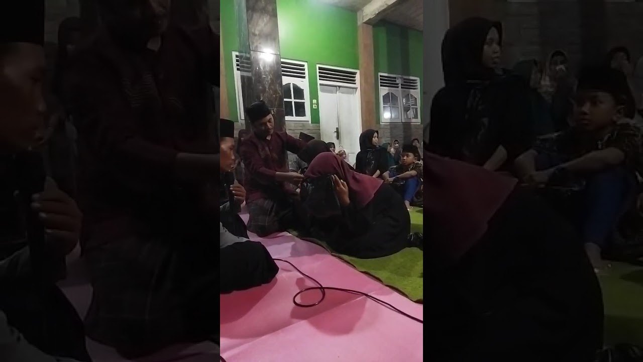 RUQYAH MASAL Desa Pesayangan kec:Talang kab:Tegal  banyak yang reaksi para santri👍🏻