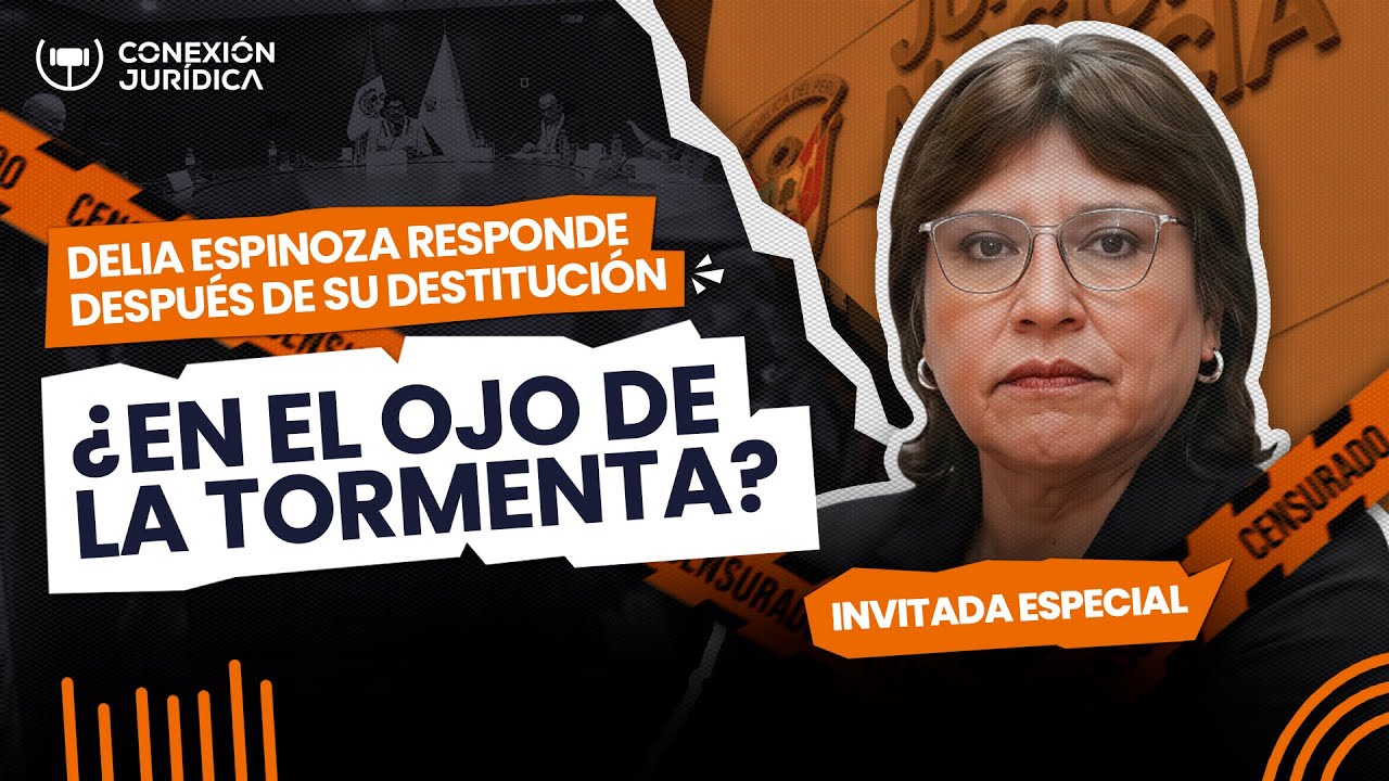 EN VIVO: Delia Espinoza RESPONDE ante su DESTITUCIÓN y su candidatura al Decanato del CAL