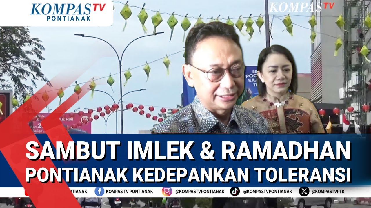 Pemerintah Kota Pontianak Bersiap Sambut Imlek & Ramadhan, Lampion & Hiasan Ketupat di Pasang Meriah